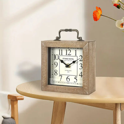 Handmade Old Small Table Clock