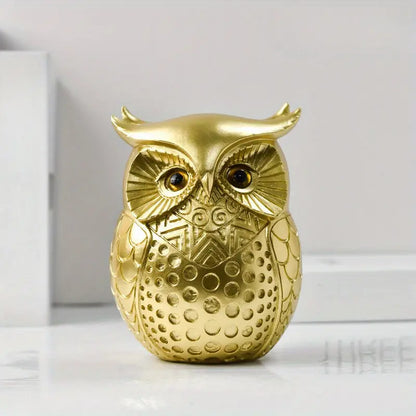 Modern Simple Resin Statue Owl Animal Sculpture