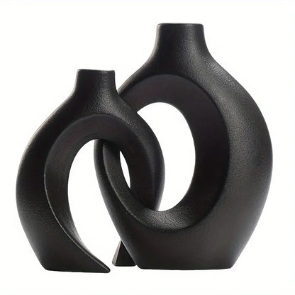 Black Art Ceramic Vase Ornament