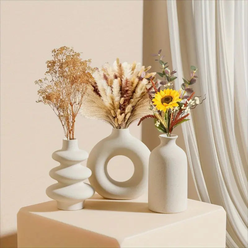 NJCHARMS Bohemian Style Ceramic Vase Set