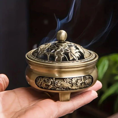 Antique Style Bronze Alloy Incense Burner