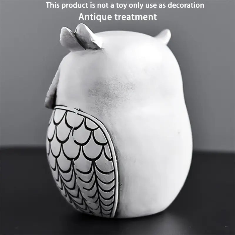 Modern Simple Resin Statue Owl Animal Sculpture