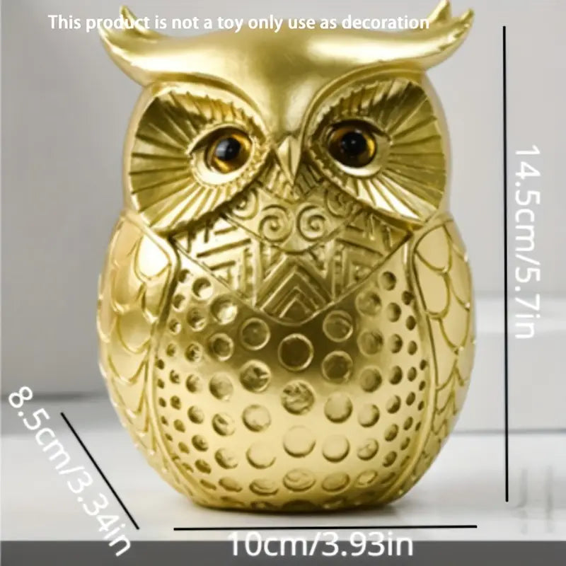 Modern Simple Resin Statue Owl Animal Sculpture