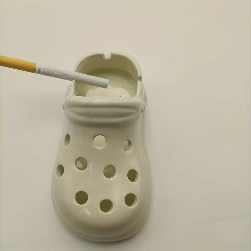 Unique Ceramic Shoe-Shaped Ashtray