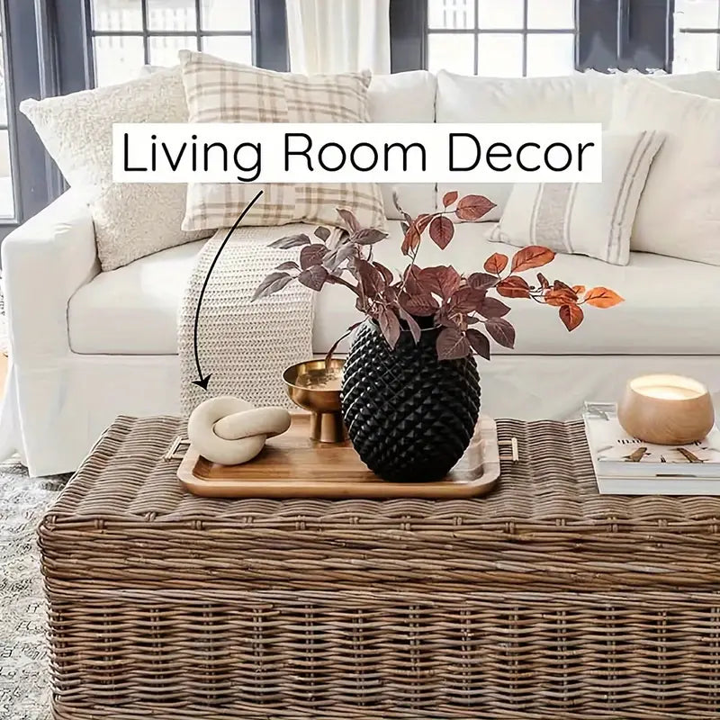 Coffee Table Wood Knot Decor