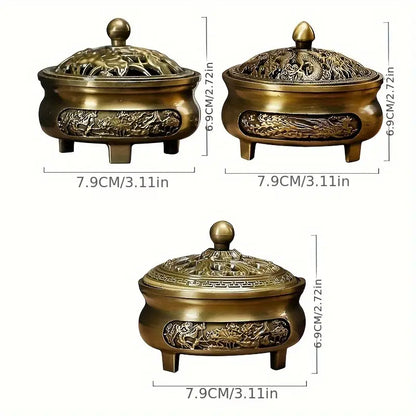 Antique Style Bronze Alloy Incense Burner