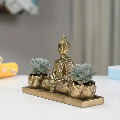 Buddha-Inspired Succulent Planter