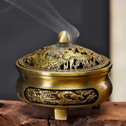 Antique Style Bronze Alloy Incense Burner