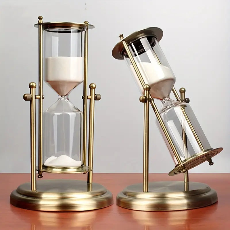 Rotating Crown Hourglass Timer