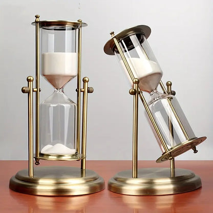 Rotating Crown Hourglass Timer