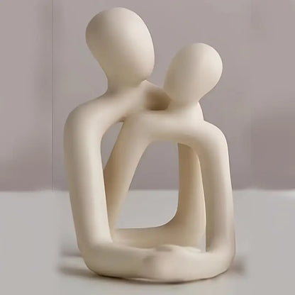 Abstract Couple Love Sculpture Ornament