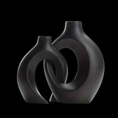 Black Art Ceramic Vase Ornament