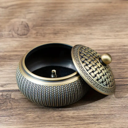 Vintage Brass Wheat Ear Incense Burner