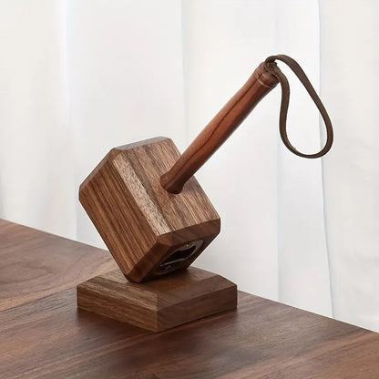 Thor's Hammer Wooden Bottle Opener