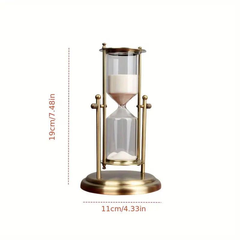 Rotating Crown Hourglass Timer