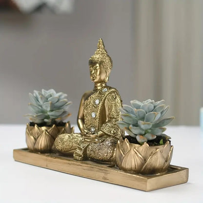 Buddha-Inspired Succulent Planter