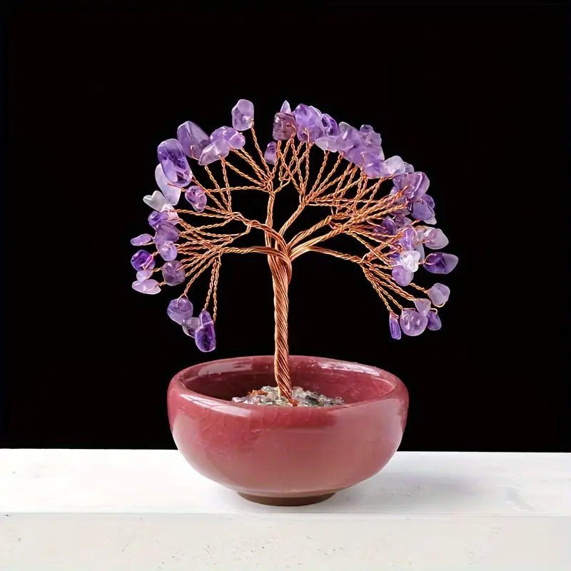 Amethyst Crystal Tree