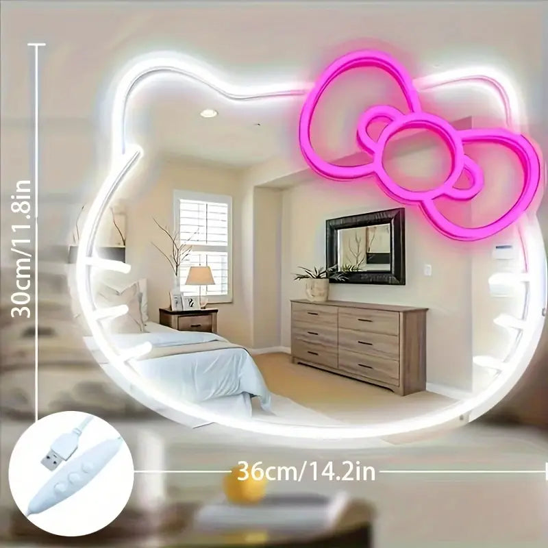 Hello Kitty Bedroom Wall Mirror