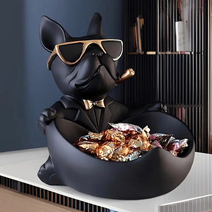 French Bulldog Resin Key Tray