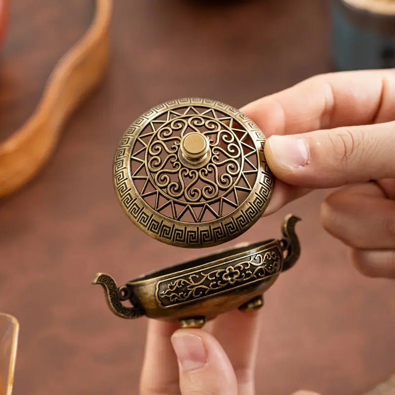 Nepalese Style Brass Incense Burner