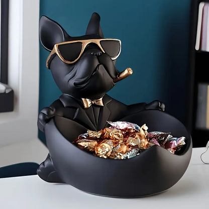 French Bulldog Resin Key Tray